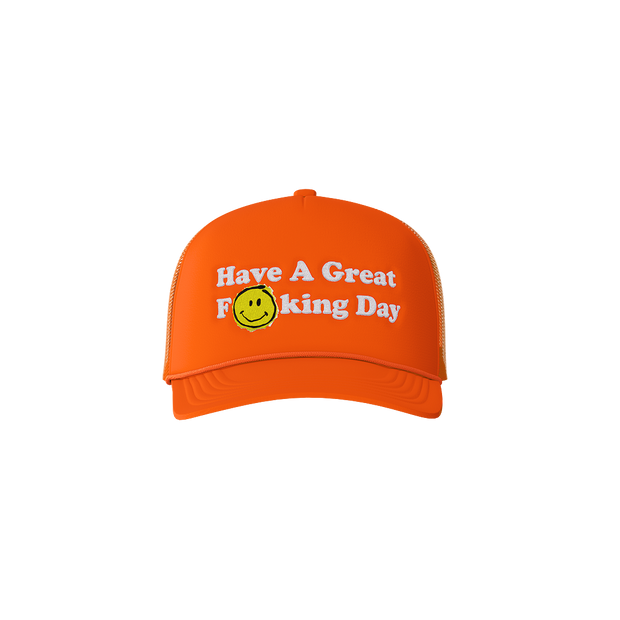 hagfday trucker hat orange