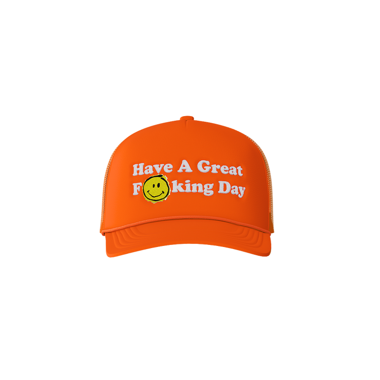 hagfday trucker hat orange