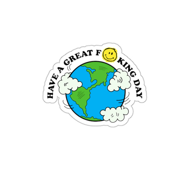 hagfday earth sticker