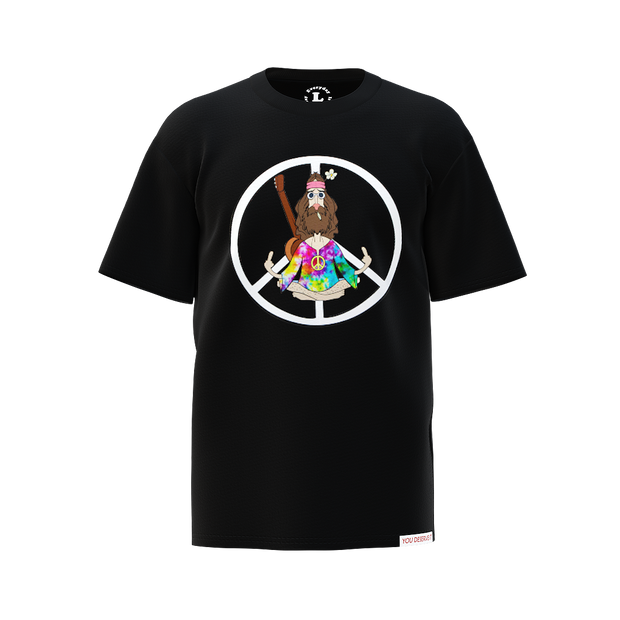 hagfday hippie shirt black